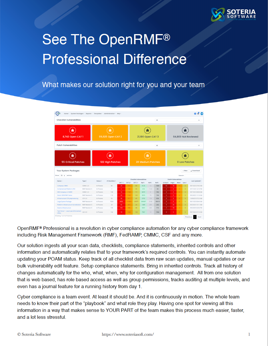 The OpenRMF Professional Difference